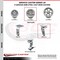 Service Caster 5 Inch V-Groove Semi Steel Caster Set with Roller Bearings 2 Swivel 2 Rigid SCC SCC-20S520-VGR-2-R-2 - alternate 6